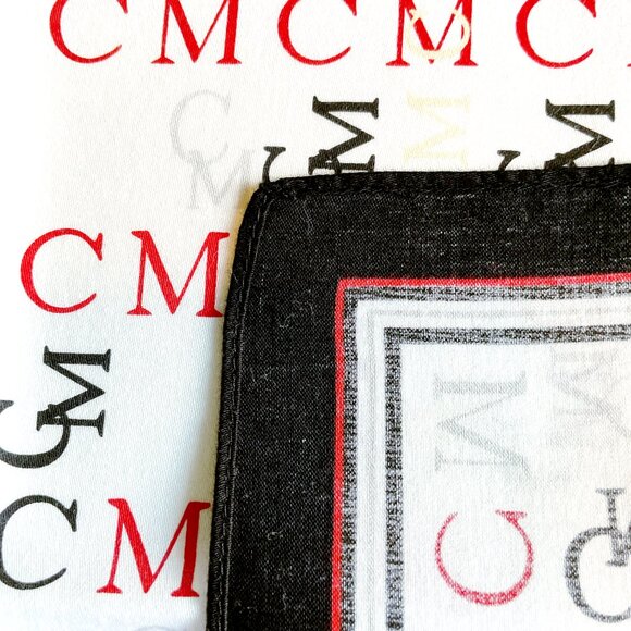 Authentic Modern Creation München MCM Logo Scarf - Picture 9 of 9